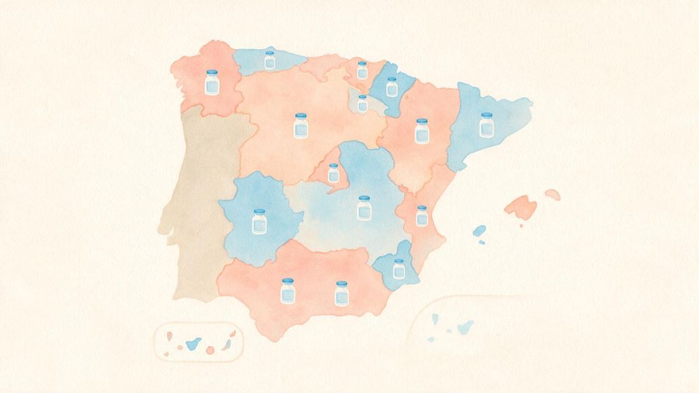 Mapa ccaa matices