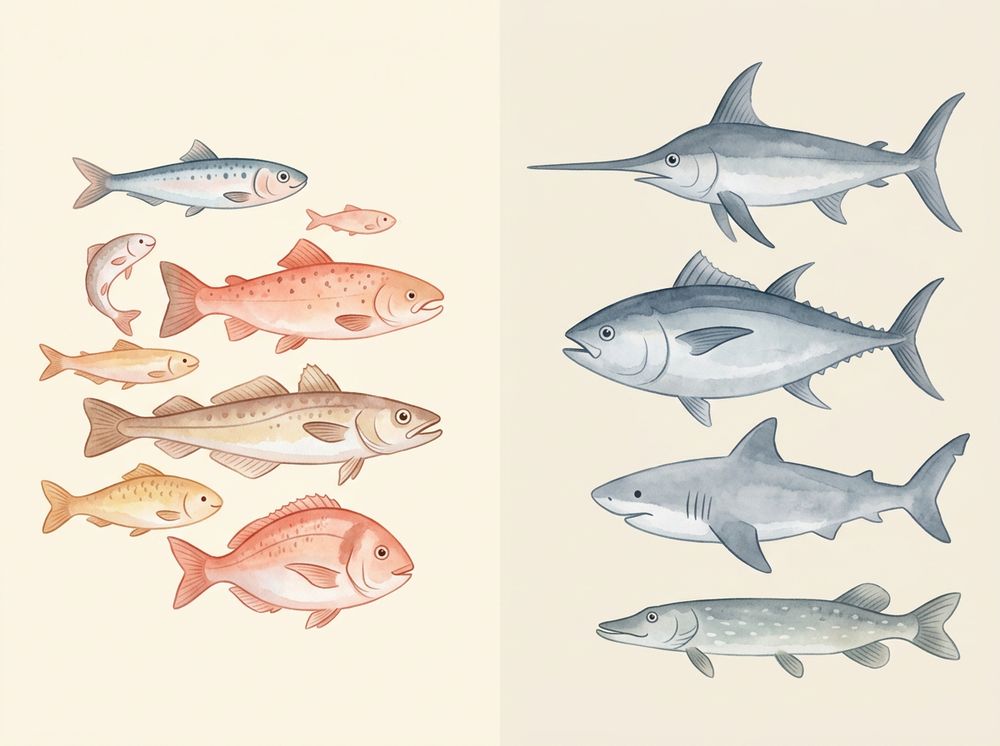 Pescado comparativa
