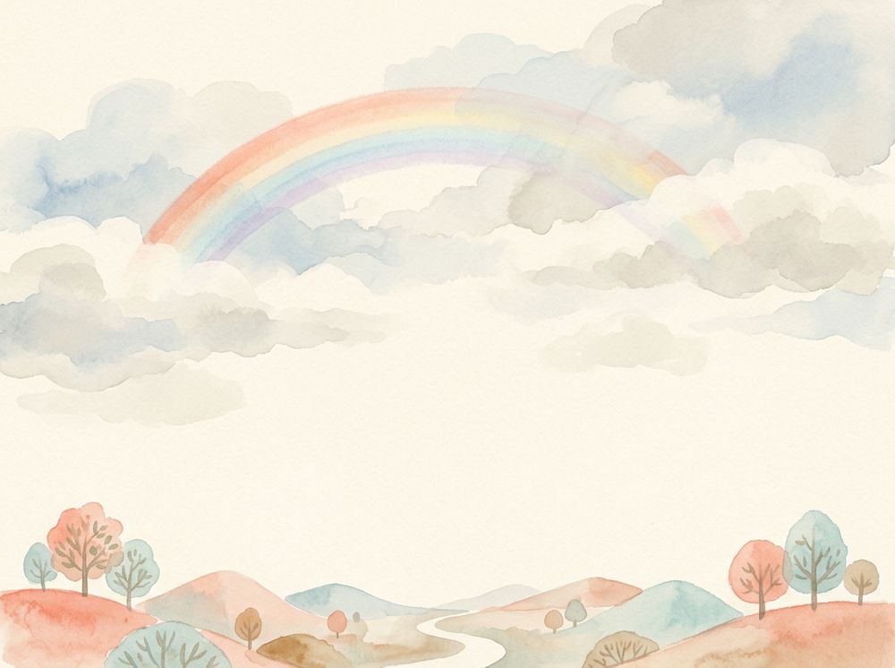 Arcoiris tenue