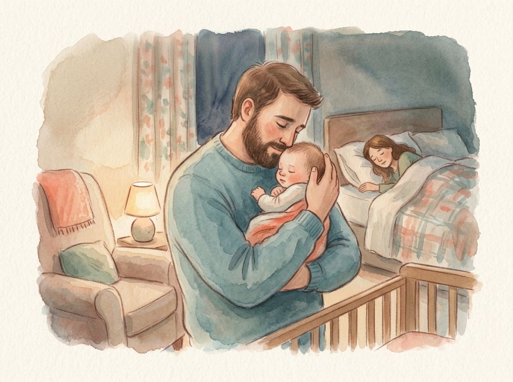 Padre apoyo